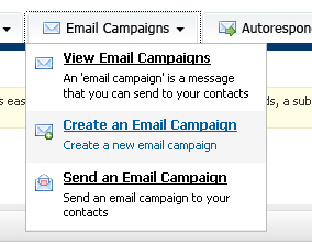 Creare Email Campaign