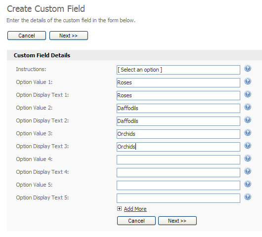 Customfields 4