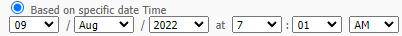Activate Trigger Based on Specific Date and Time