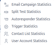 The Autoresponders Menu