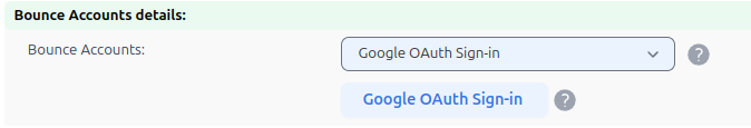 Google OAuth Sign-in