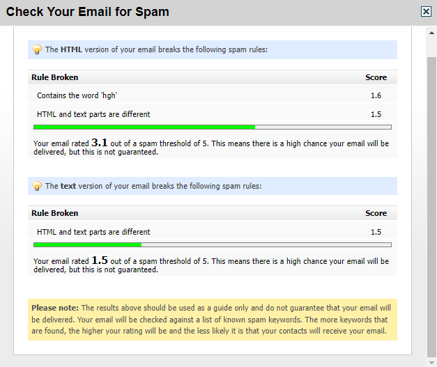 Check Your Email for Spam