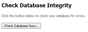 checking database