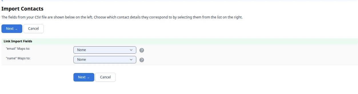 Define Field Mapping