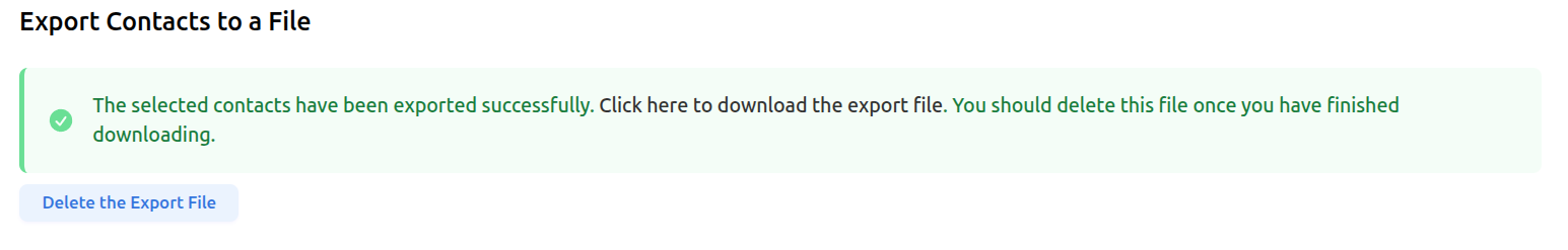 Download Contacts File
