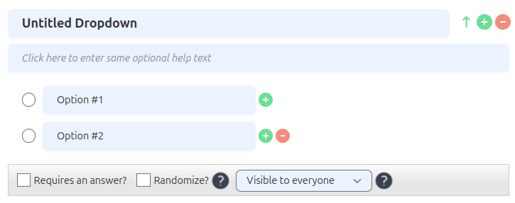 Dropdown Example