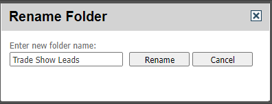 Rename Folder