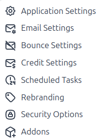 The Settings Link