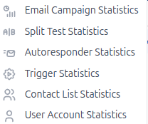 The Statistics Menu