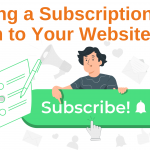 Adding a subscription form to your website