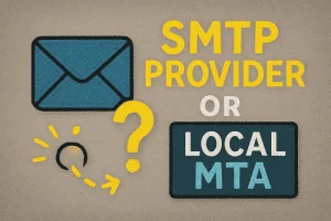 SMTP Provider or Local MTA?