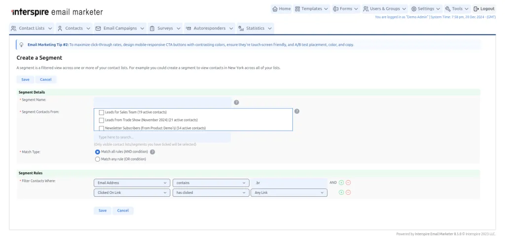 Create Segment